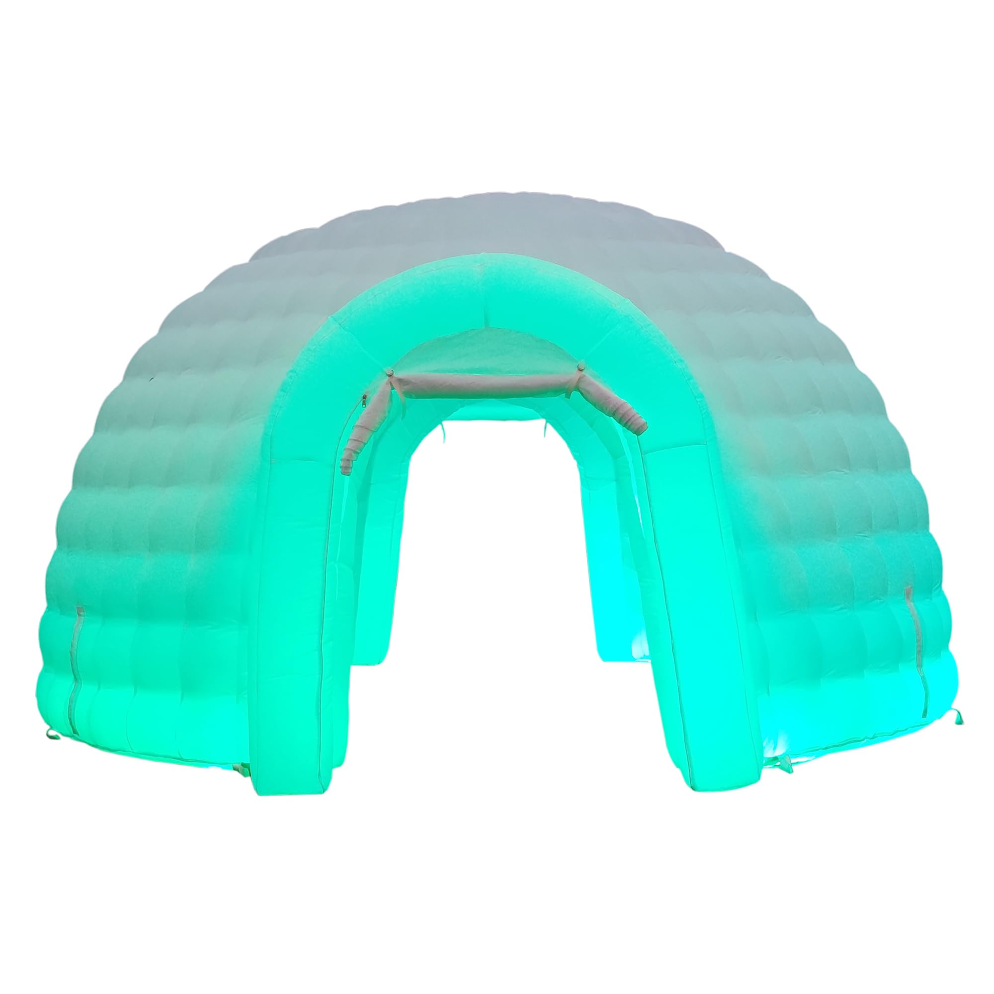 SAYOK Outdoor Portable Inflatable Igloo Dome Tent with Led Light for Party Wedding Event Camping